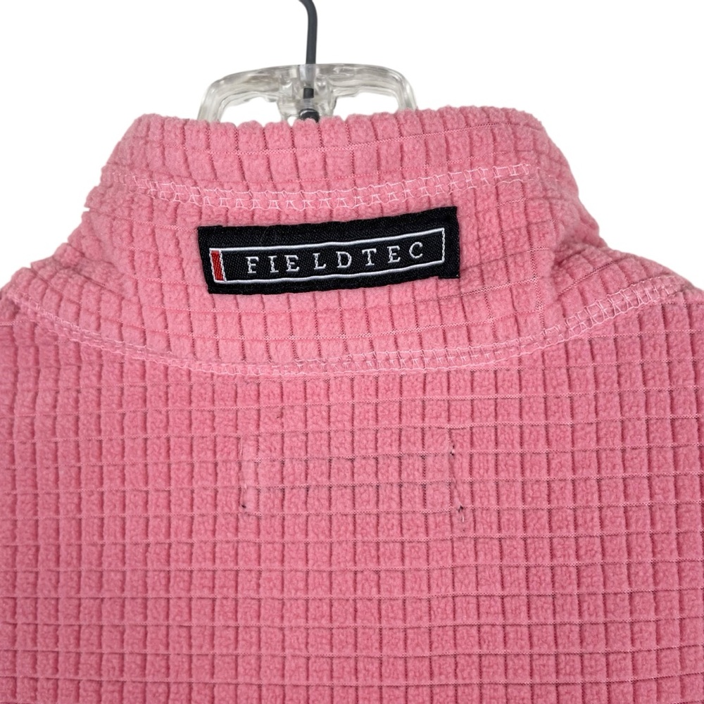 Southern Marsh FieldTec Quarter Zip Waffle Fleece Pullover Pink + Blue Size S - Picture 11 of 13